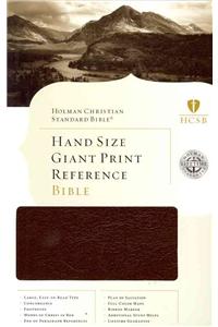Hand Size Giant Print Reference Bible-HCSB