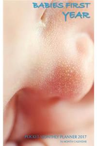 Babies First Year Pocket Monthly Planner 2017