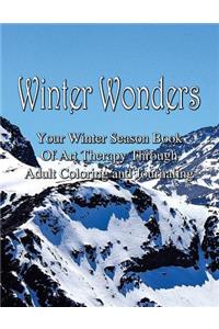 Adult Coloring Journal - Winter Wonders