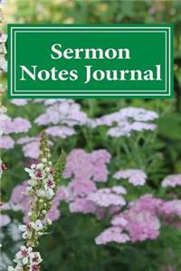 Sermon Notes Journal