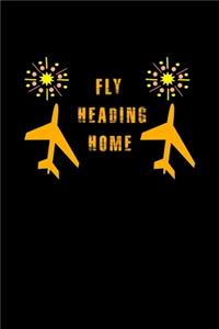 Funny Air Traffic Controller And Pilot Fly Heading Home Notebook