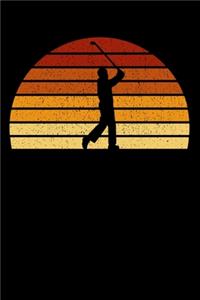 Golfer Notizbuch