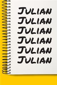 Name Julian A beautiful personalized