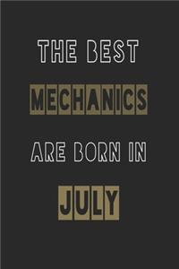 The Best mechanics are born in July journal