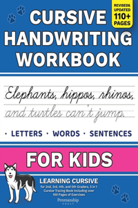 Cursive Handwriting Workbook for Kids
