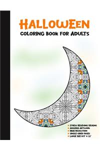 Halloween Coloring Book for Adults