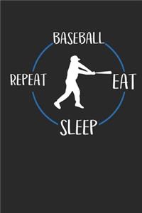 Baseball Eat Sleep Repeat