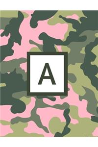 A: Letter Monogrammed 2020 Weekly Planner For Women Hunters Girls - Pink Camo Camouflage January 2020 - December 2020 (8.5"x11")