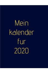 Mein Kalender für 2020 - Wochenplaner!