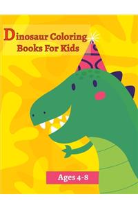 Dinosaur Coloring Books For Kids Ages 4-8