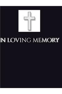 in loving memory funeral blank page Guest Book