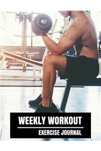 Weekly Workout Exercise Journal