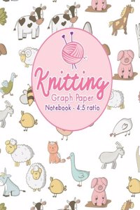 Knitting Graph Paper Notebook - 4