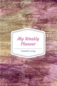 My Weekly Planner: 6 X 9, 2019 Weekly Planner, 52-Week Journal, Appointment Book, Affirmations - Swirls