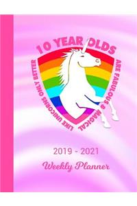 2019 - 2021 Weekly Planner