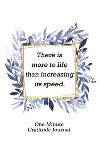 One Minute Gratitude Journal