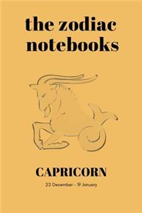 Capricorn - The Zodiac Notebooks
