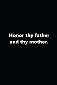 Religious Journal 4th Commandment Traditional Black White