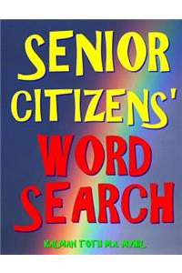 Senior Citizens' Word Search