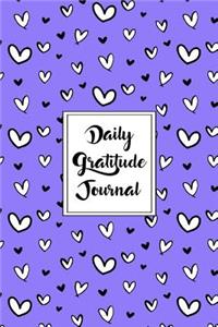 Gratitude Journal Scribbly Hearts Pattern 8