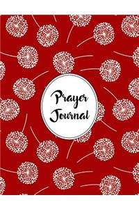 Prayer Journal Notebook Dandelions Pattern 12