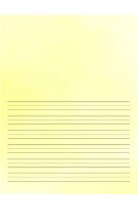 Create a Story: Yellow Cover - Blank Book for Creating Stories - Draw - Write - Make Your Own Story - Large 8.5