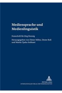 Mediensprache Und Medienlinguistik