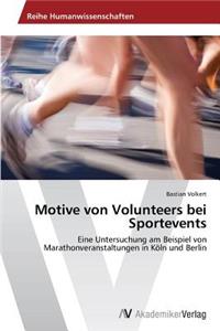 Motive von Volunteers bei Sportevents