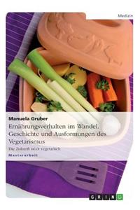 Ernährungsverhalten im Wandel. Geschichte und Ausformungen des Vegetarismus