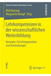 Lehrkompetenzen in der wissenschaftlichen Weiterbildung