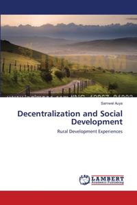Decentralization and Social Development