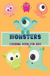 Monsters Coloring Book for Kids