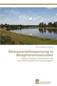 Klimawandelanpassung in Biosphärenreservaten