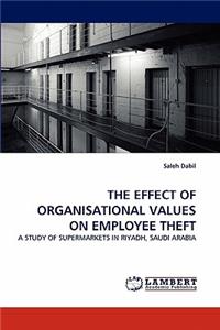 Effect of Organisational Values on Employee Theft