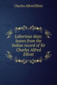 Laborious days: leaves from the Indian record of Sir Charles Alfred Elliott