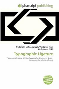 Typographic Ligature