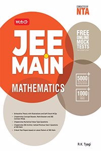 MTG JEE Main Mathematics, Exhaustive Theory with Illustrations, Solved Previous Years Questions of JEE Main (Latest Pattern of JEE Main Exam 2022)