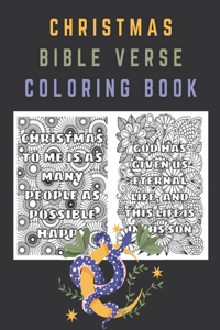 Christmas Bible Verse Coloring Book