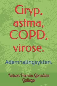 Gryp, astma, COPD, virose.