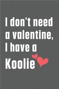 I don't need a valentine, I have a Koolie