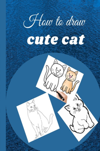 How to draw cute cat