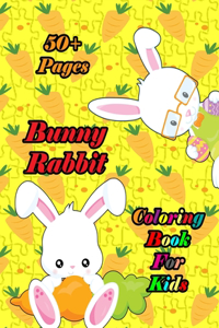 Bunny Rabbit Coloring Book for Kids