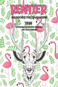 Malbücher für Erwachsene - Erstaunliche Muster Mandala und Entspannung - Tiere - Rentier