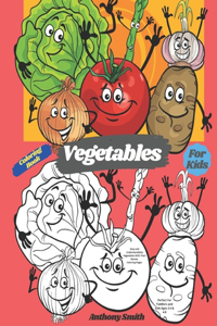 Vegetables Coloring Book For Kids
