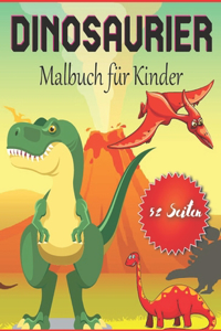 Dinosaurier Malbuch für Kinder: Dinosaurier-Malbuch für Jungen und Mädchen