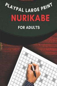 Large print Nurikabe activity book