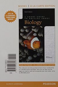 Short Guide to Writing about Biology, Books a la Carte Edition + Mylab Writing -- Access Card Package
