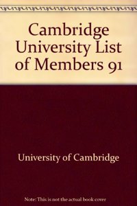 Cambridge University List of Members 91