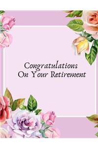 Congratulations on your Retirement