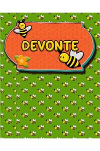 Handwriting Practice 120 Page Honey Bee Book Devonte